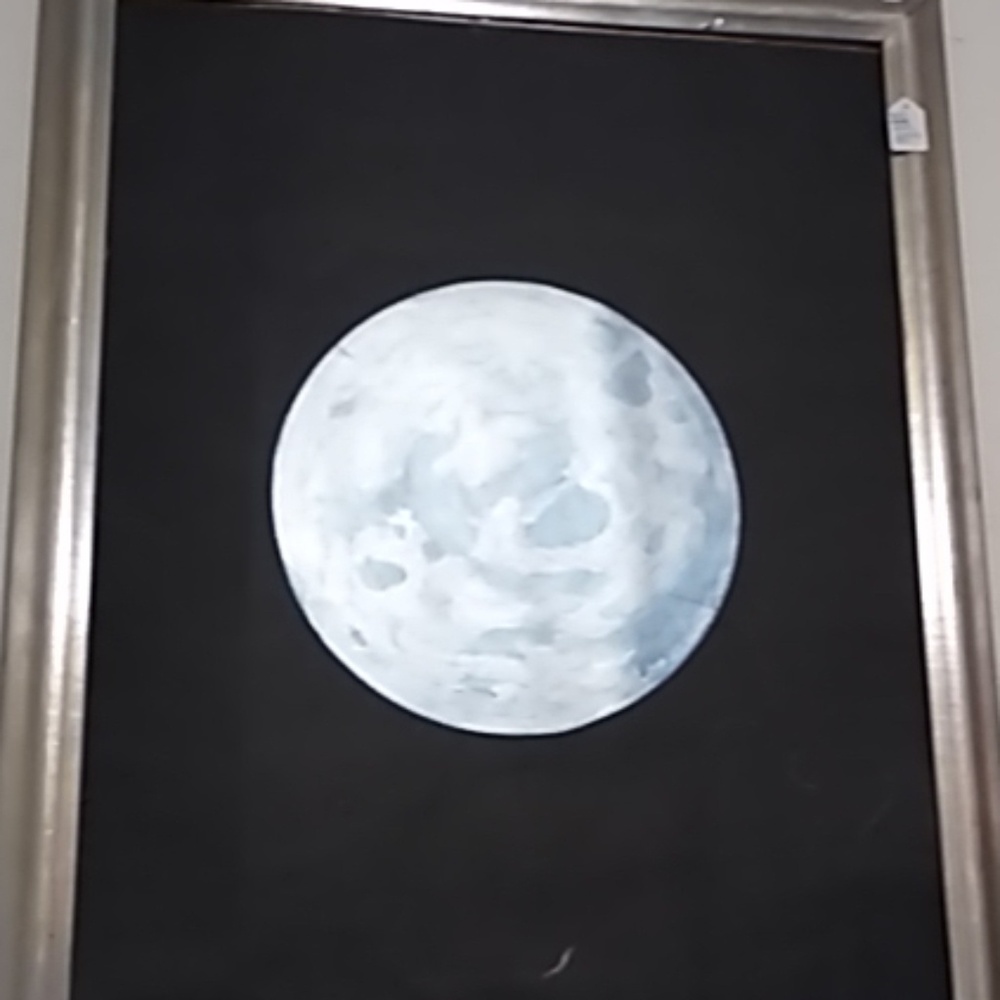 This is a amazing painting of the moon